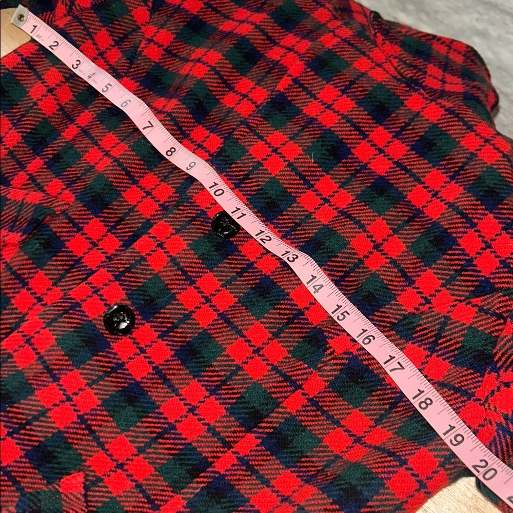 Pendleton Plaid Virgin Wool Coat - image 15